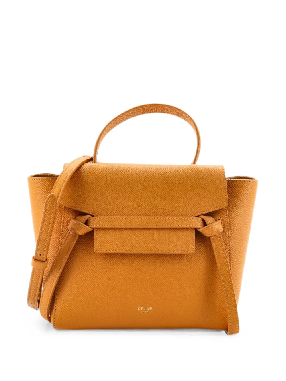 Celine Pre-Owned Belt Bag Textured Leather Nano shoulder bag - Gelb