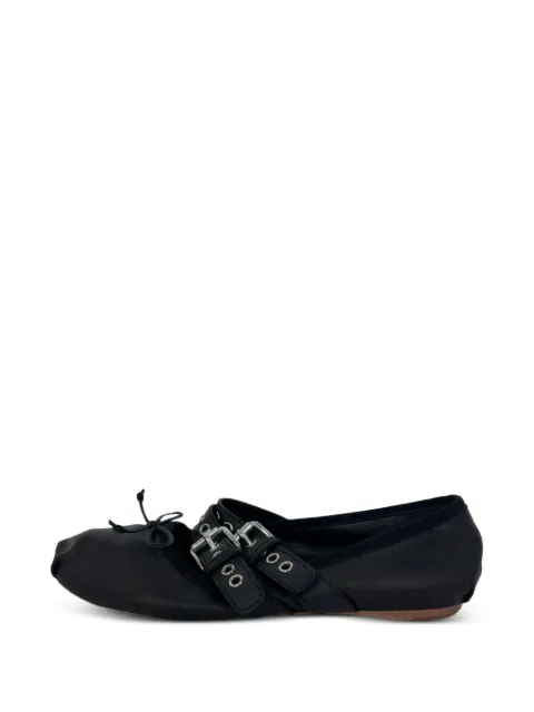 Miu Miu Pre-Owned bailarinas con hebilla