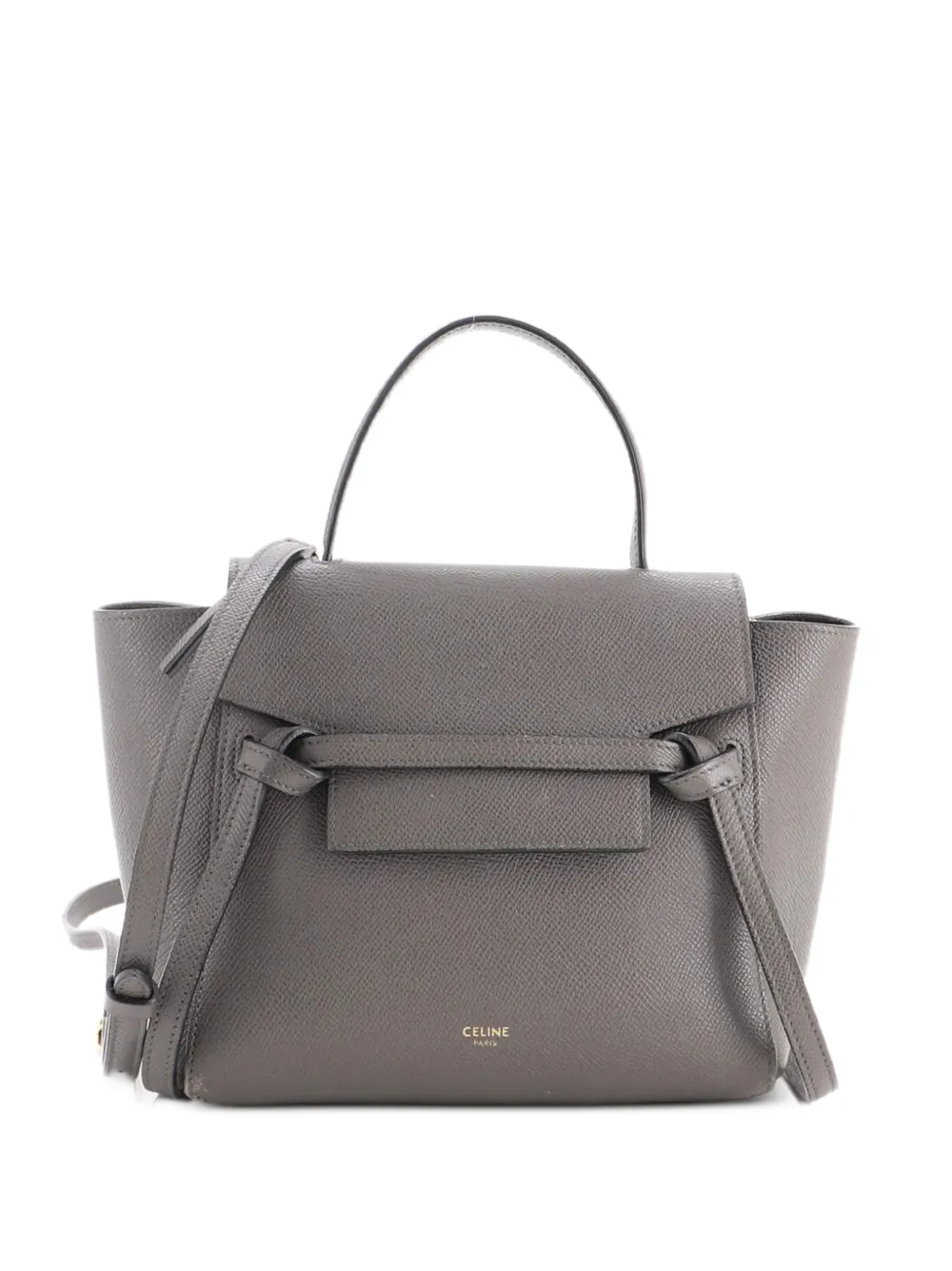 Celine Pre-Owned Belt Bag Textured Leather Nano shoulder bag - Grigio
