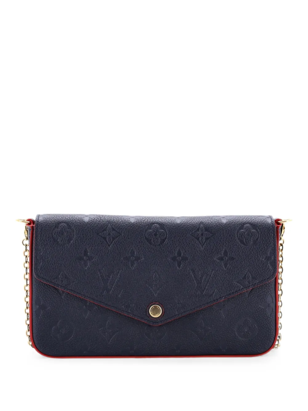 Louis Vuitton Pre-Owned Felicie Pochette Monogram Empreinte Leather crossbody bag - Blau