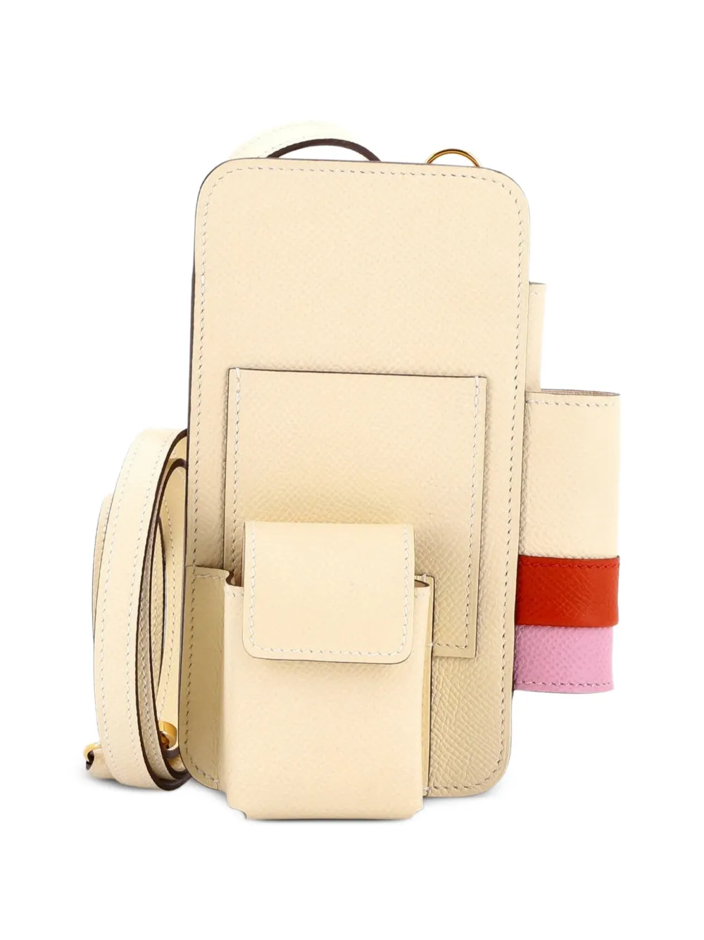 Hermès Pre-Owned Hermesway Phone Case Crossbody Bag Epsom clutch bag - Nude