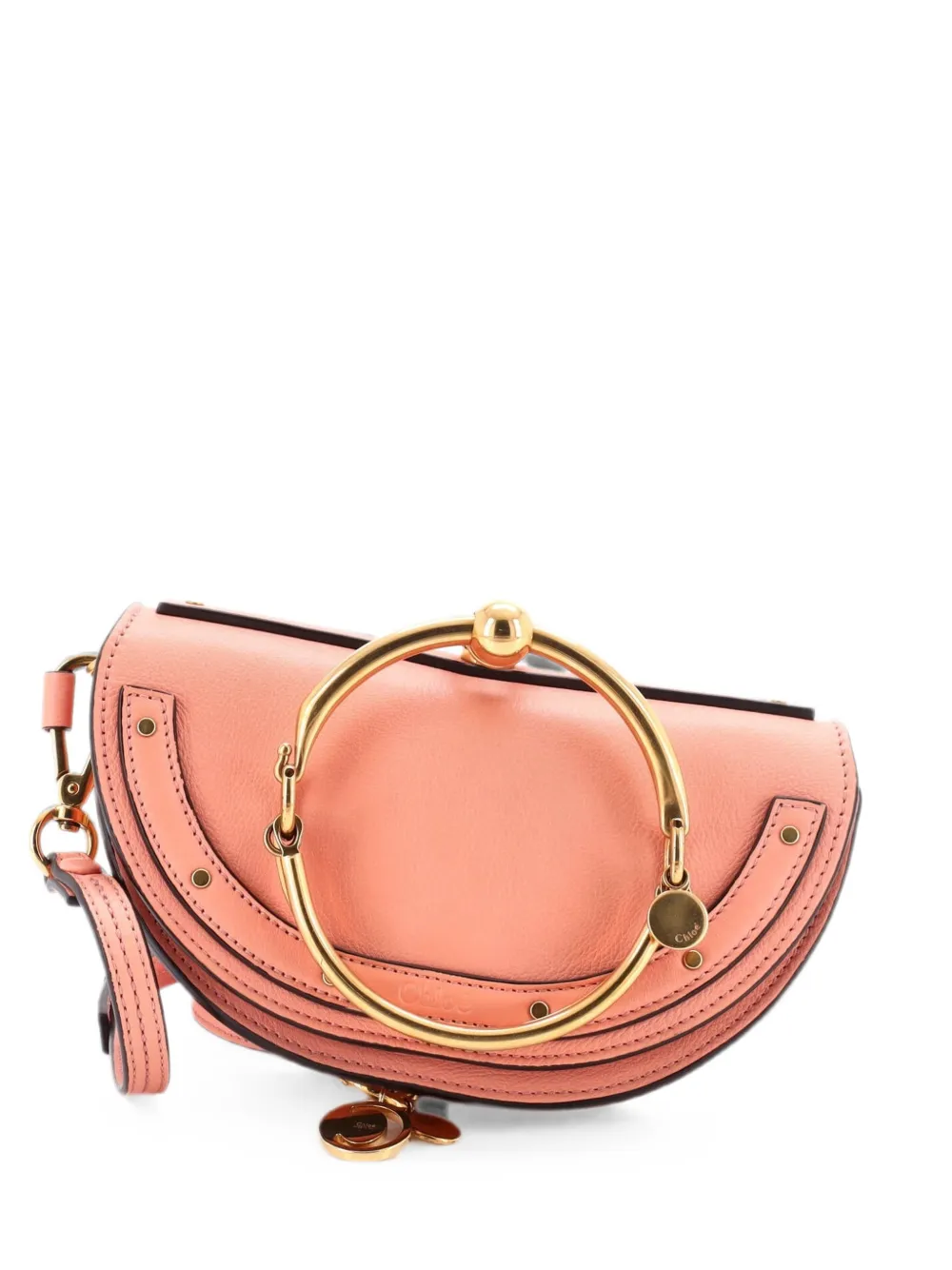 Chloé Pre-Owned Nile Leather Mini crossbody bag - Rosa