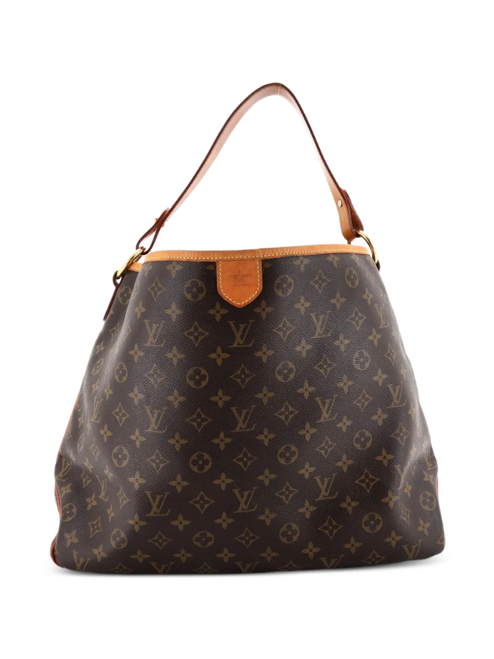 Louis Vuitton Pre-Owned Delightful Handbag Monogram Canvas MM hobo bag – Brown