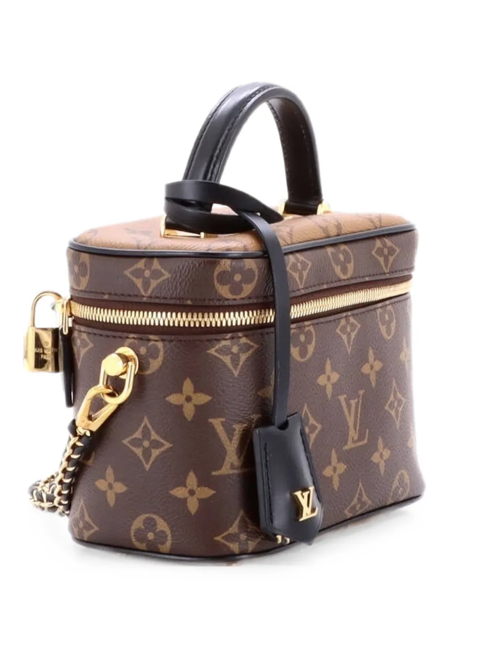 Louis Vuitton Pre-Owned Vanity Handbag Reverse Monogram Canvas PM satchel - Marrone