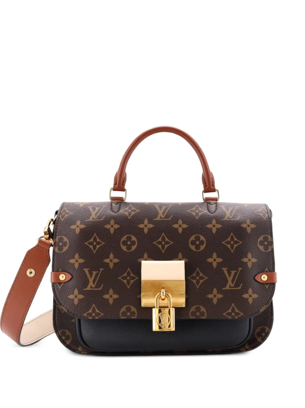 Louis Vuitton Pre-Owned Vaugirard Handbag Monogram Canvas with Leather satchel - Nero