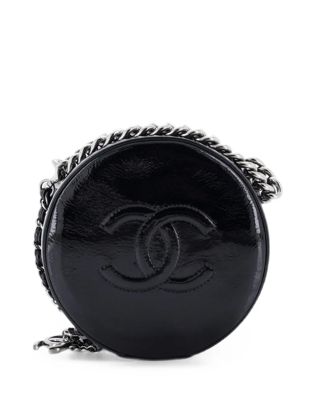 CHANEL Pre-Owned Round as Earth Patent crossbody bag - Nero
