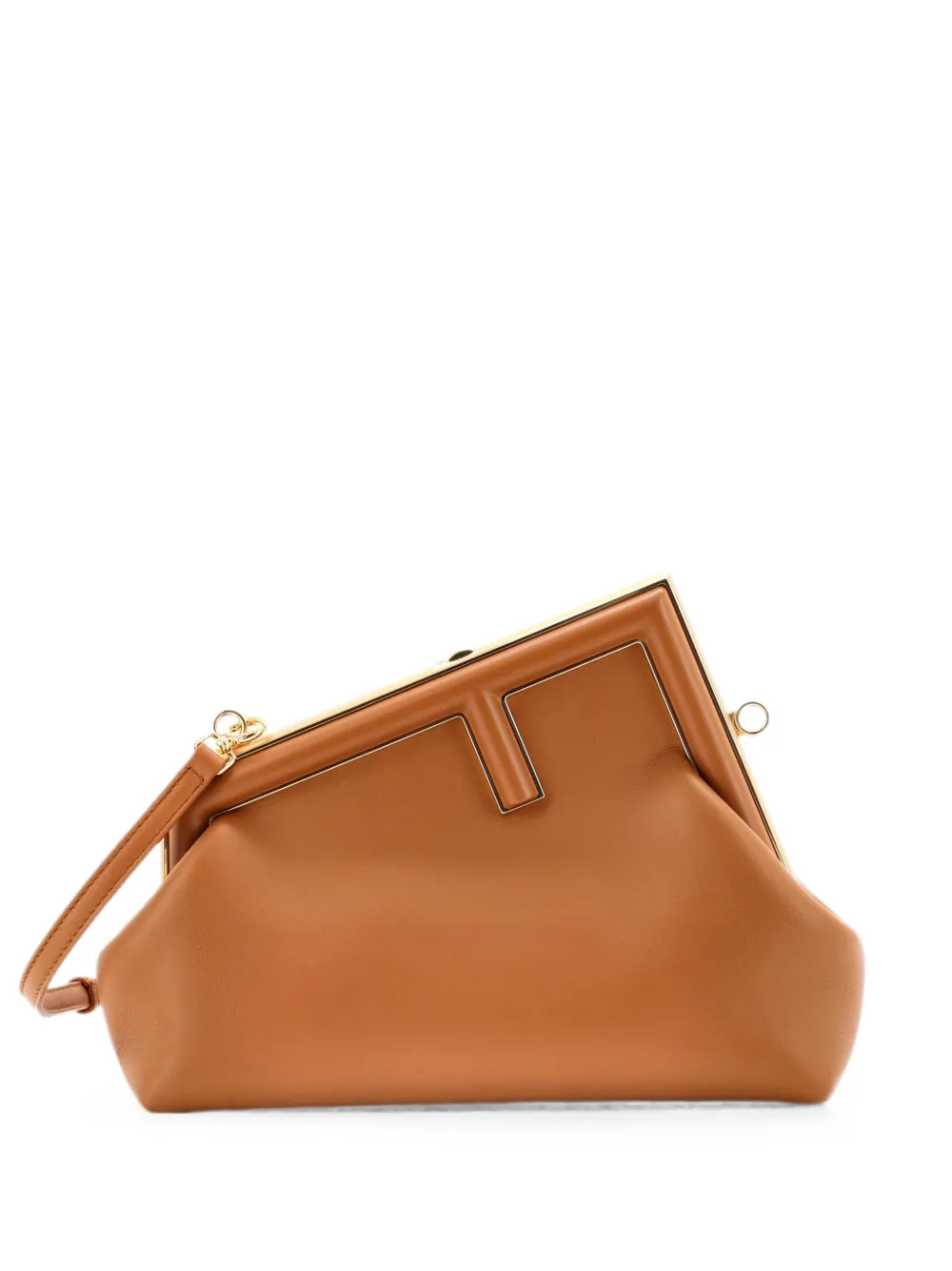 Fendi Pre-Owned First Bag Leather Small clutch bag - Braun