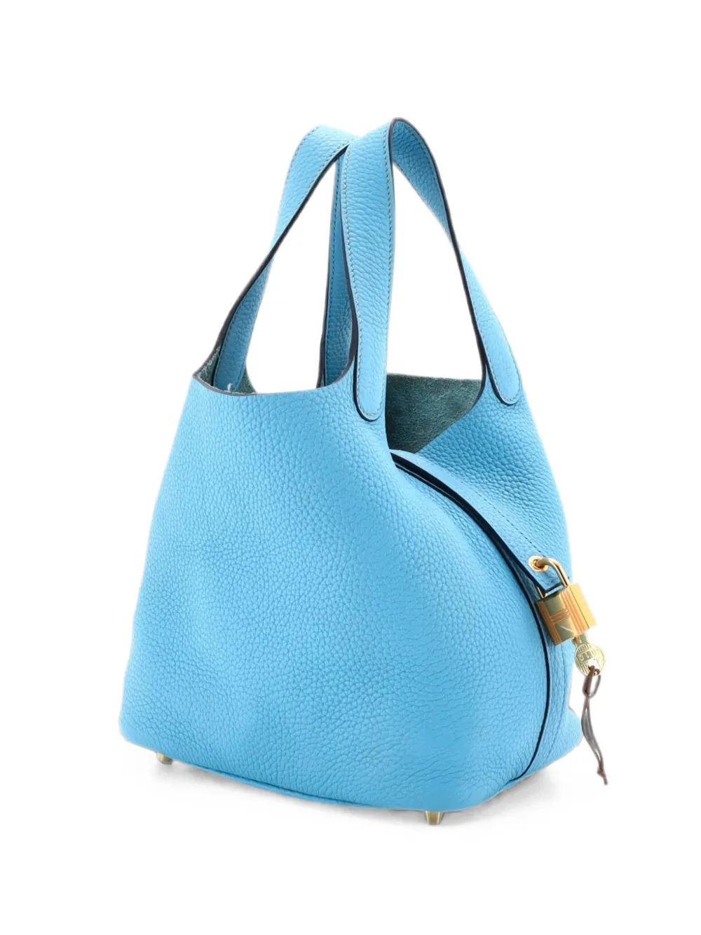 Hermès Pre-Owned Picotin Lock Bag Clemence PM bucket bag - Blau