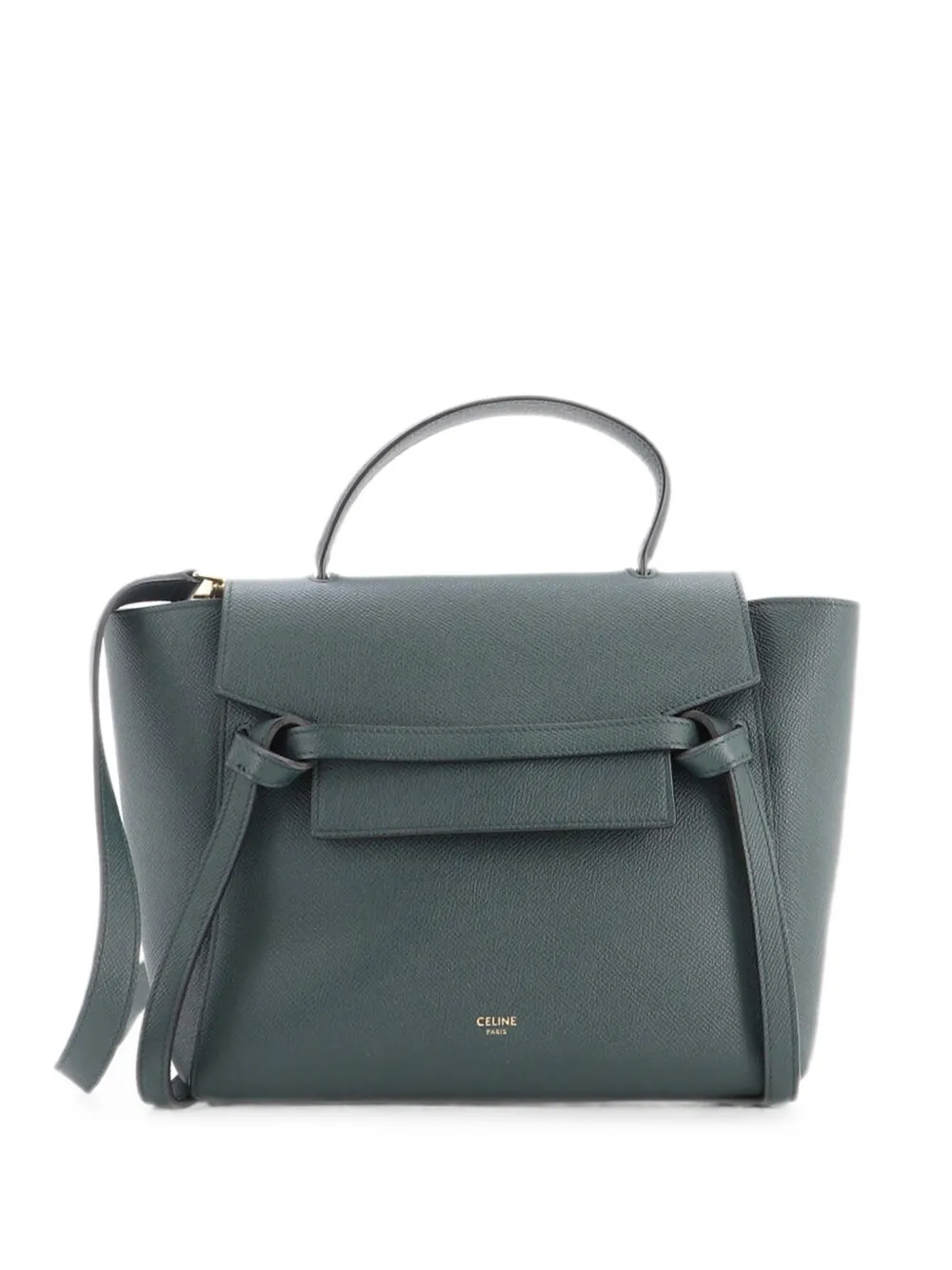 Celine Pre-Owned Belt Bag Textured Leather Micro satchel - Grün