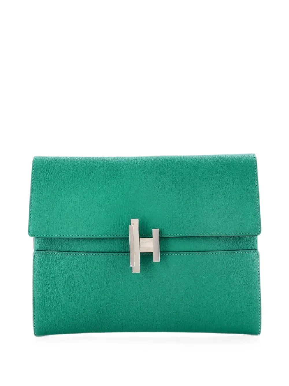 Hermès Pre-Owned Cinhetic Chevre Mysore clutch bag - Grün