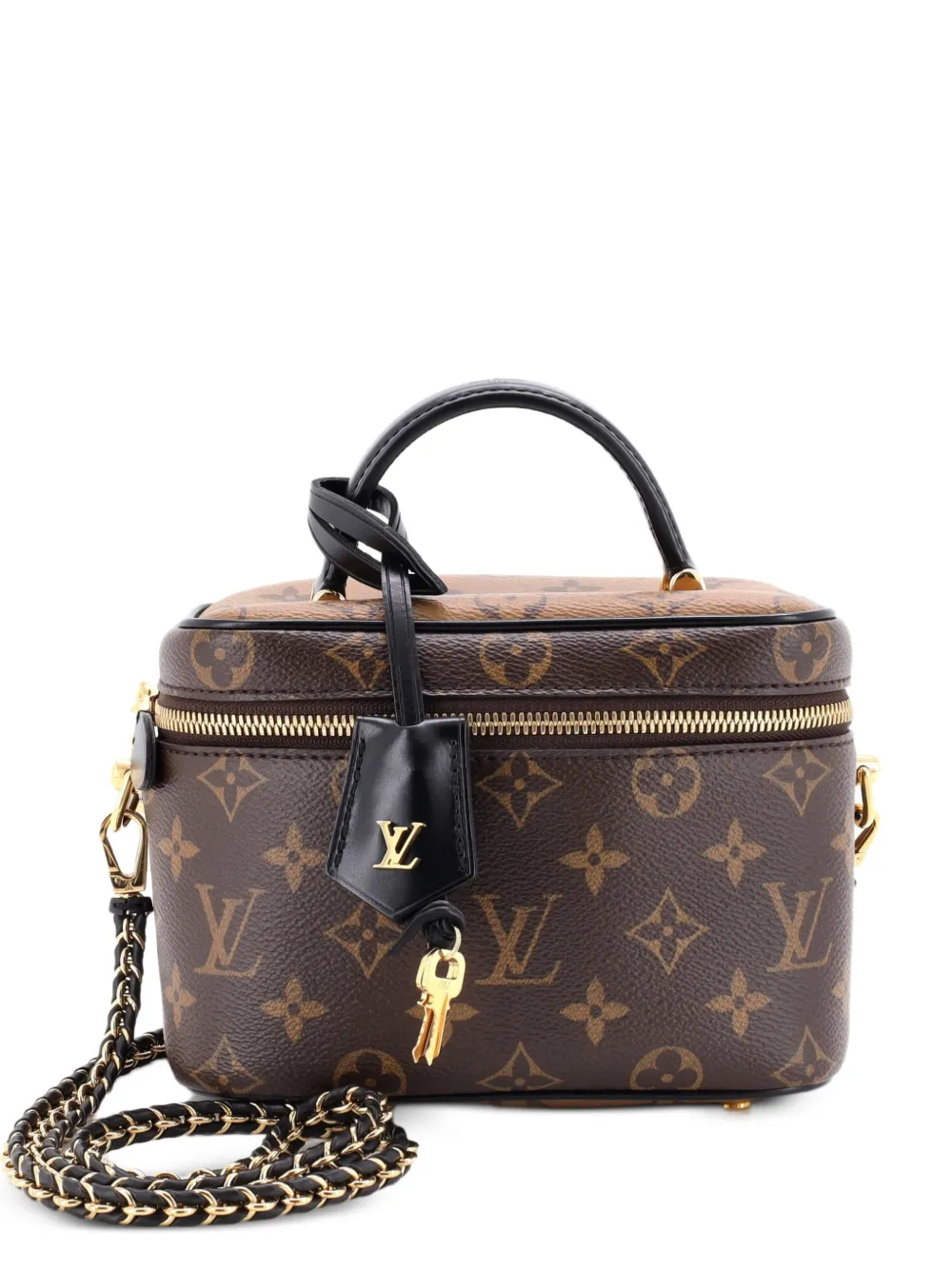 Louis Vuitton Pre-Owned Vanity Handbag Reverse Monogram Canvas PM satchel - Brown