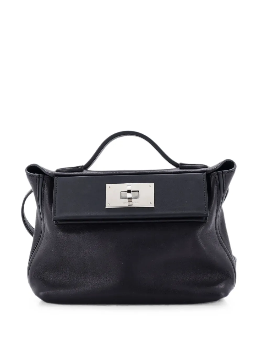 Hermès Pre-Owned 24/24 Bag Evercolor with Swift 21 crossbody bag - Schwarz