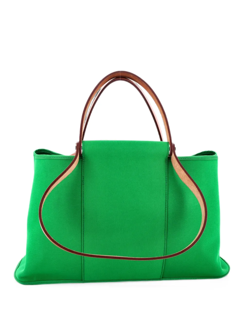 Hermès Pre-Owned Cabag Elan Toile and Leather 39 tote bag - Grün