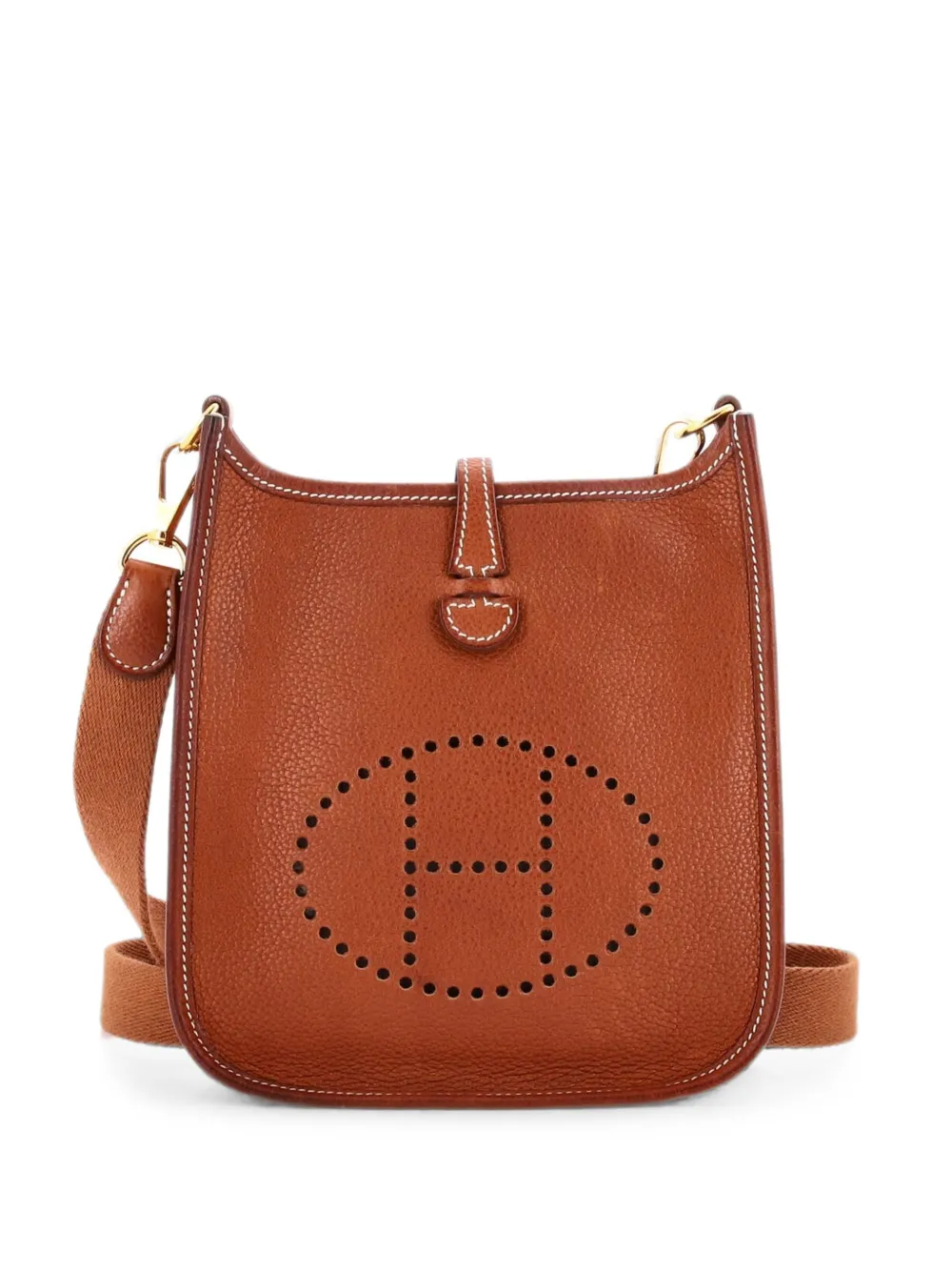 Hermès Pre-Owned Evelyne Bag Gen III Barenia Faubourg TPM crossbody bag - Marrone