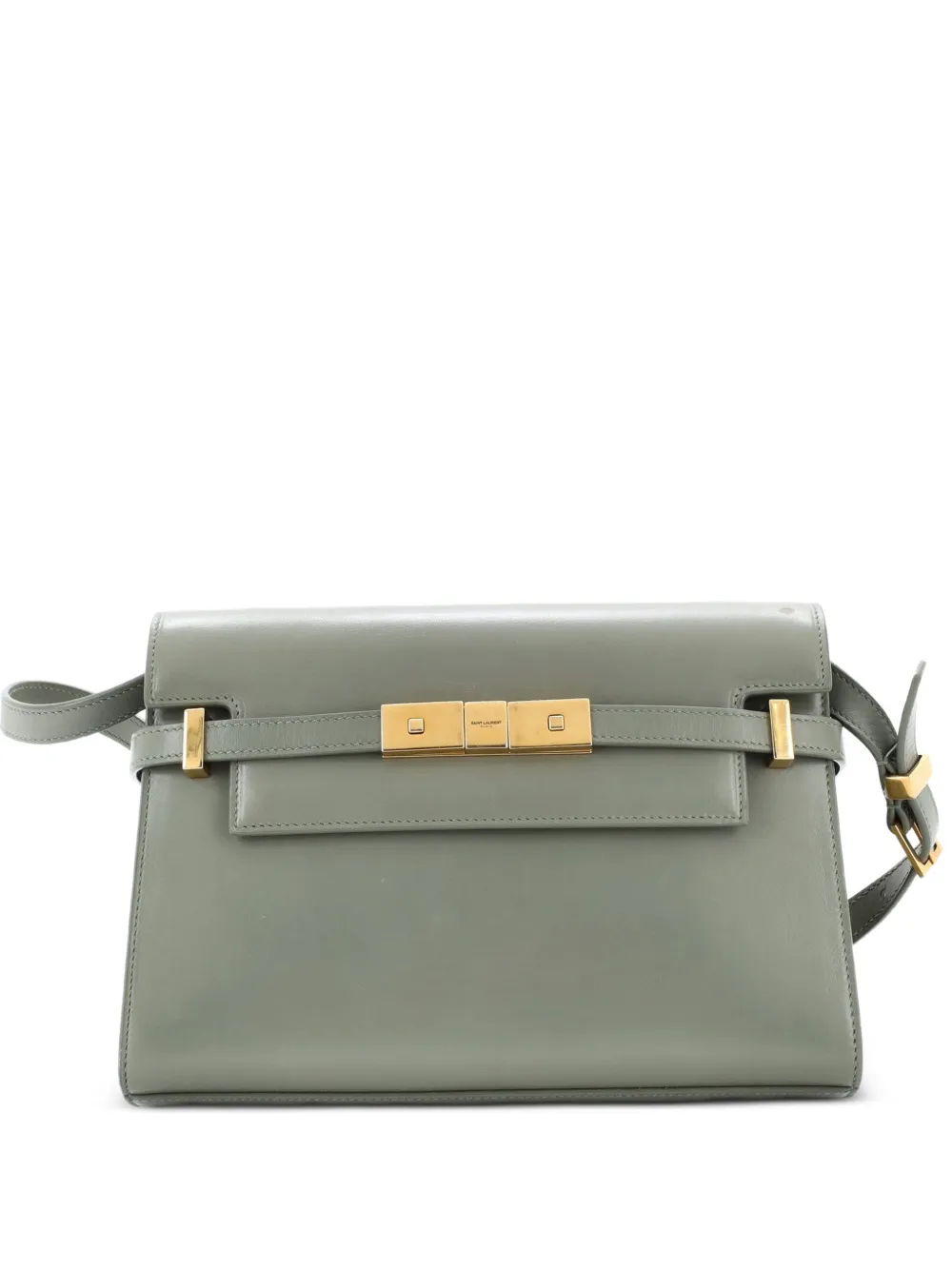 Saint Laurent Pre-Owned Manhattan Leather Small shoulder bag - Grün