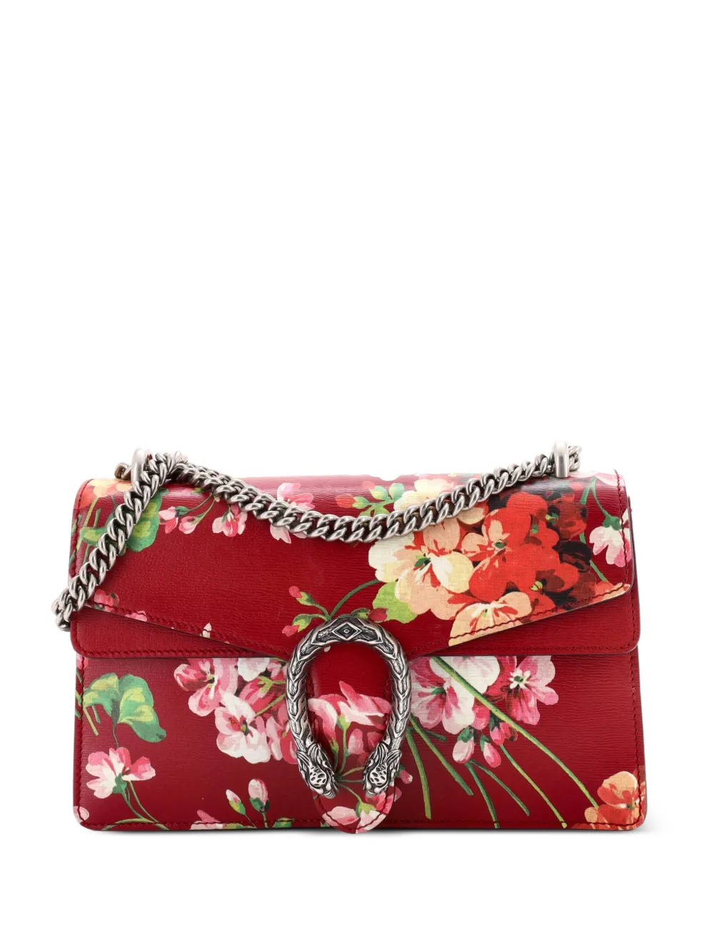 Gucci Pre-Owned Dionysus Bag Blooms Print Leather Small shoulder bag - Multicolore