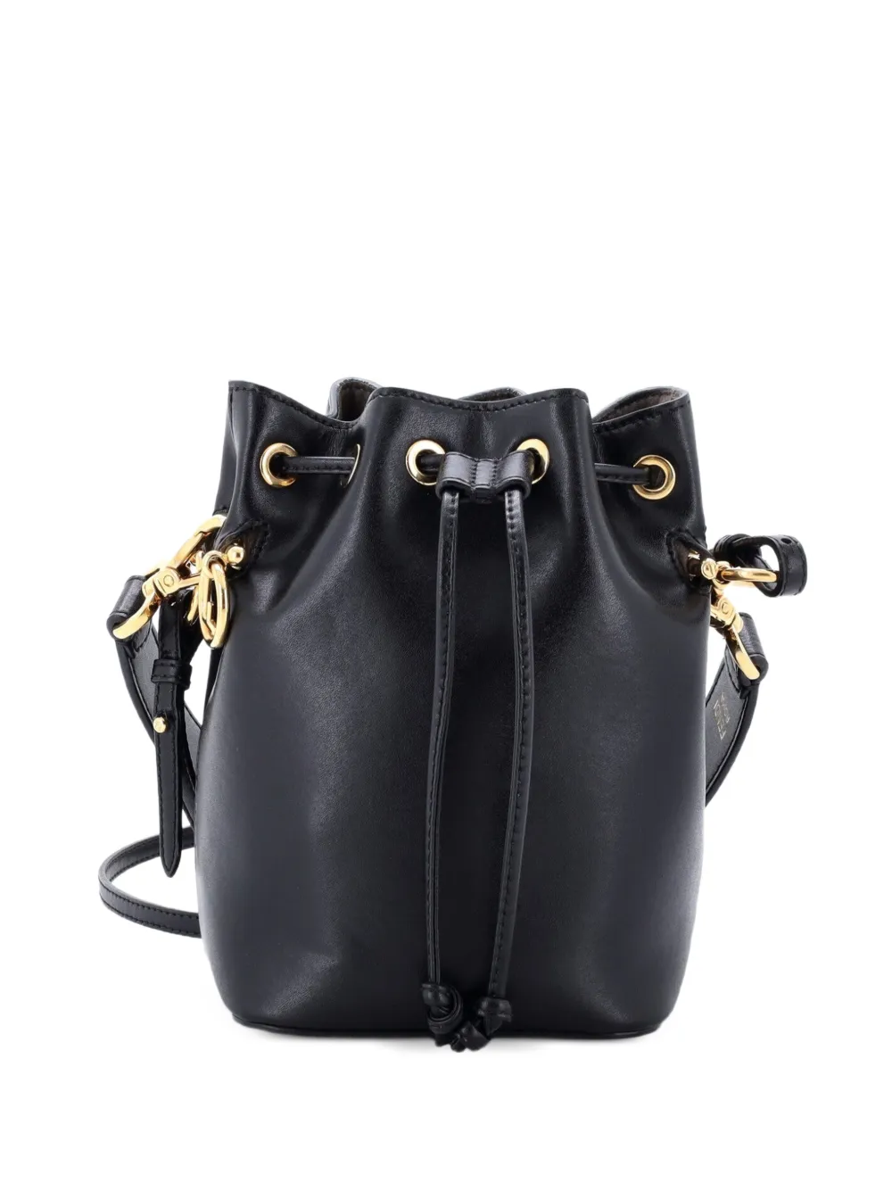 Fendi Pre-Owned Mon Tresor Leather Mini bucket bag - Nero