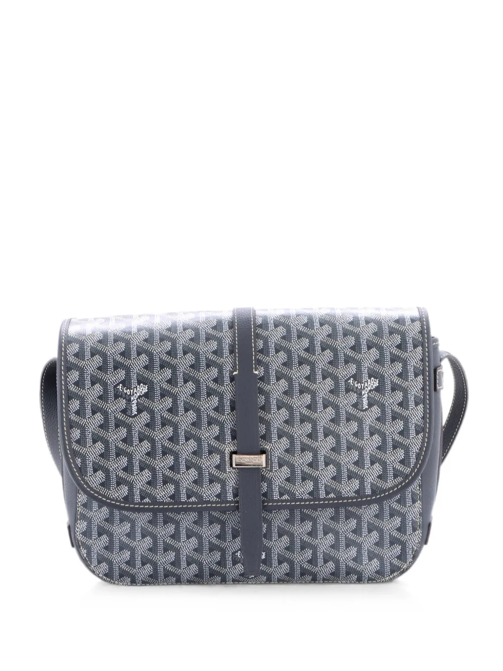 Goyard Pre-Owned Belvedere II Messenger Bag Coated Canvas MM crossbody bag - Grigio
