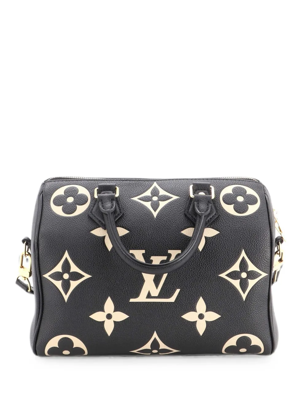 Louis Vuitton Pre-Owned Speedy Bandouliere Bag Bicolor Monogram Empreinte Giant 25 handbag - Schwarz