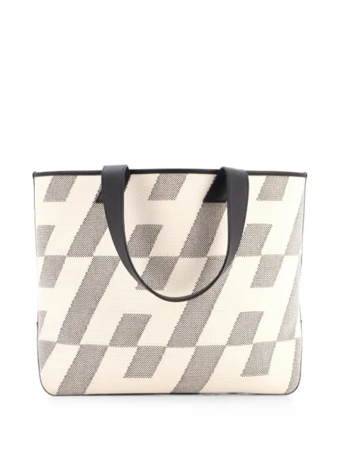 Hermès Pre-Owned Cabas H en Biais Canvas with Leather 40 tote bag