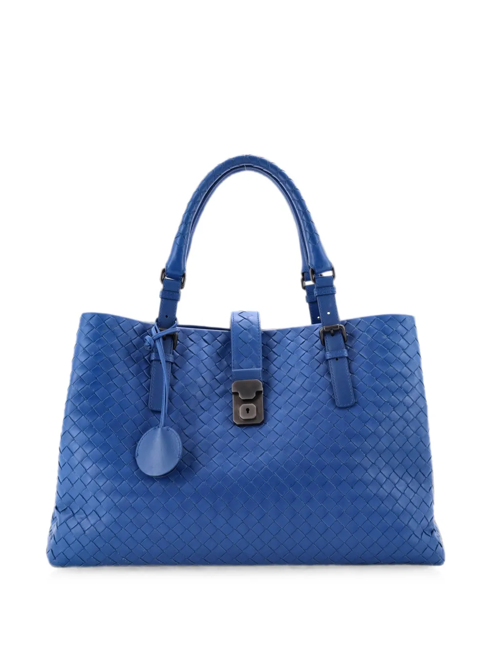 Bottega Veneta Pre-Owned Roma Bag Intrecciato Nappa Medium tote bag - Blau