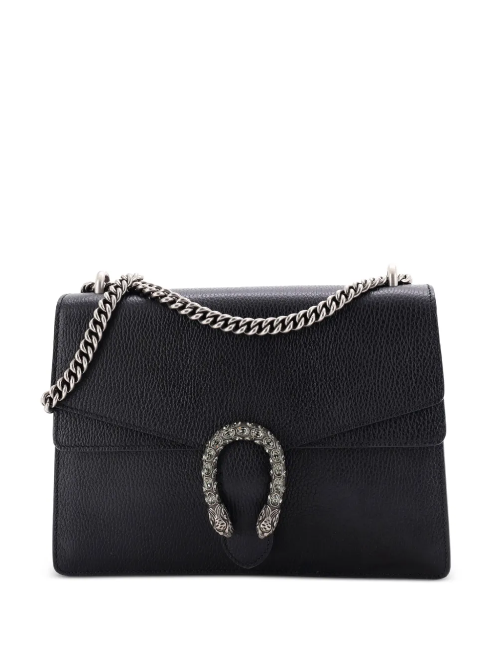 Gucci Pre-Owned Dionysus Bag Leather Medium shoulder bag - Nero