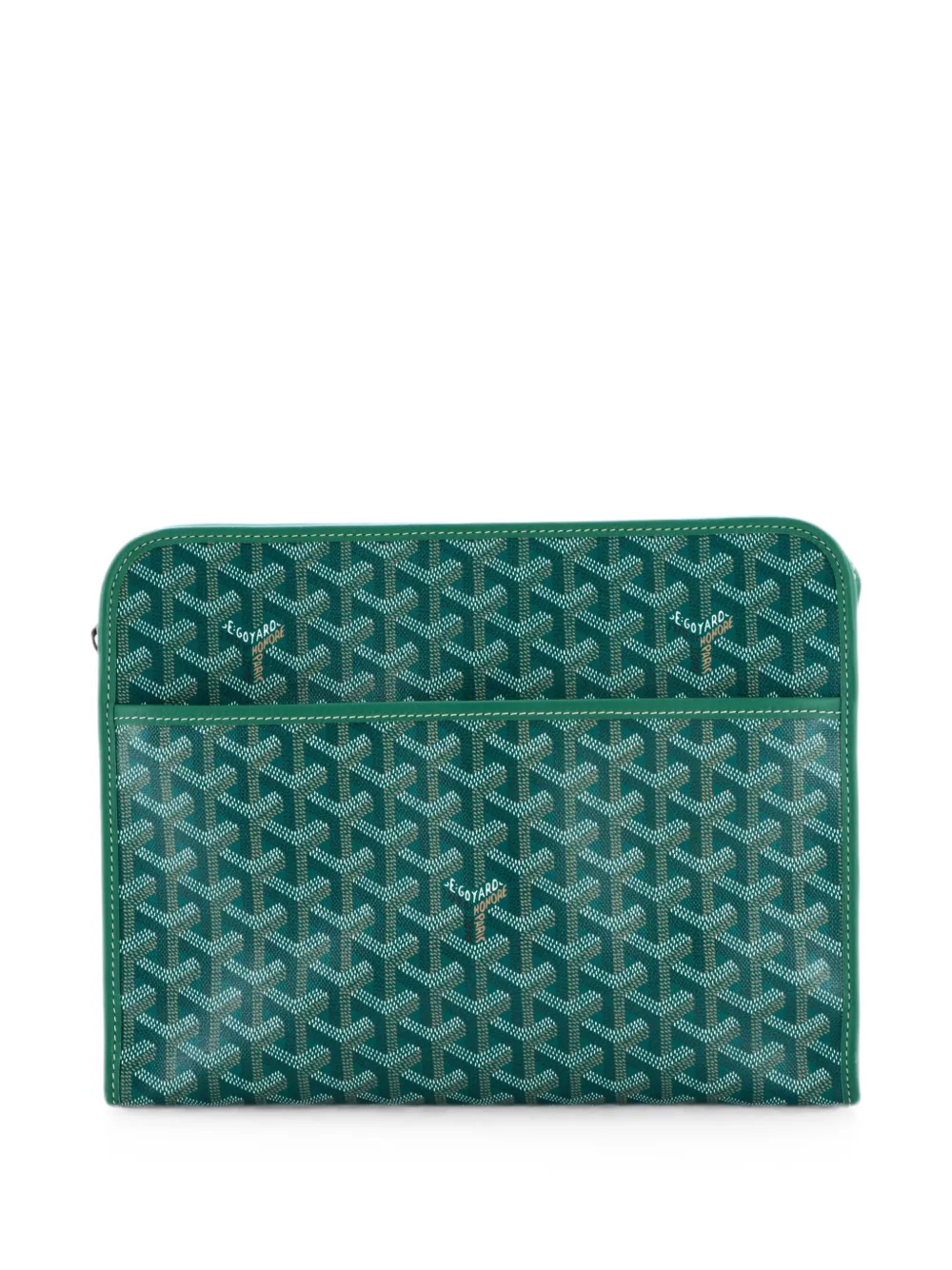 Goyard Pre-Owned Jouvence Toiletry Coated Canvas GM pouch - Grün
