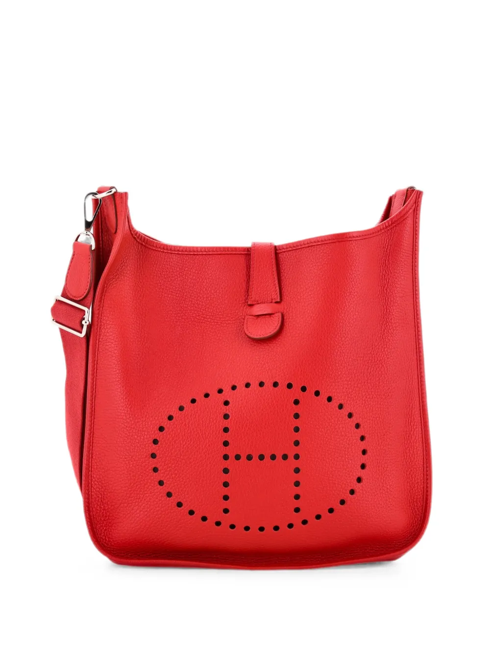 Hermès Pre-Owned Evelyne Bag Gen III Clemence GM crossbody bag - Rot