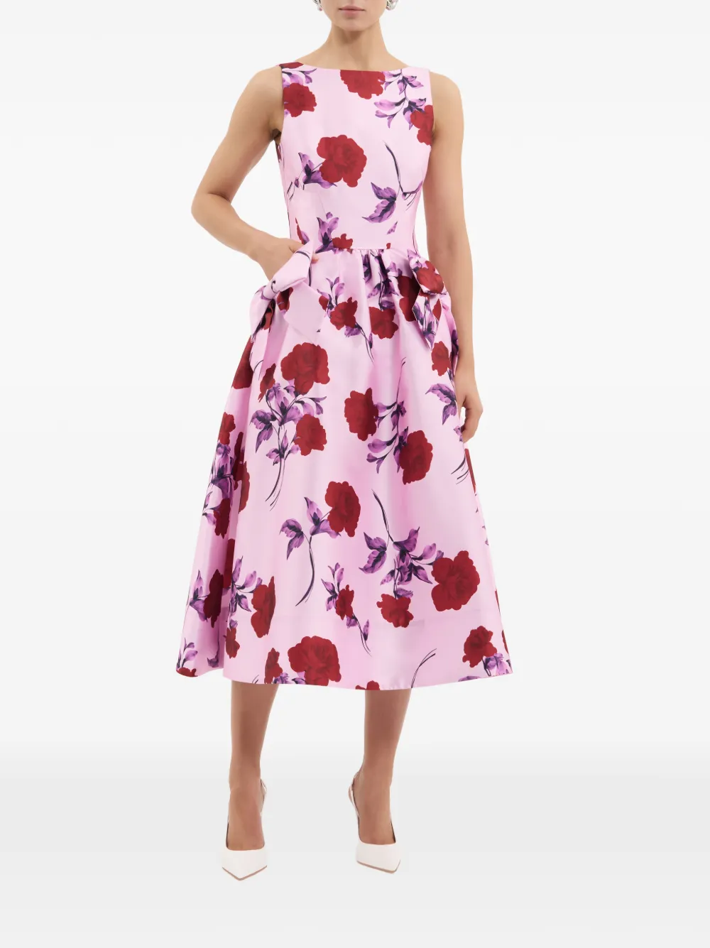 Rebecca Vallance Melora midi-jurk Roze