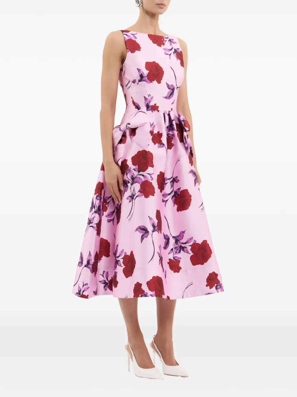Rebecca Vallance Melora midi-jurk Roze