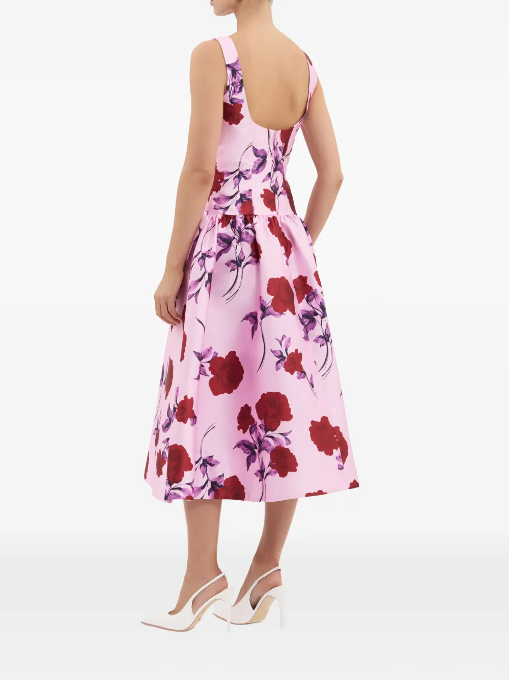 Rebecca Vallance Melora midi-jurk Roze