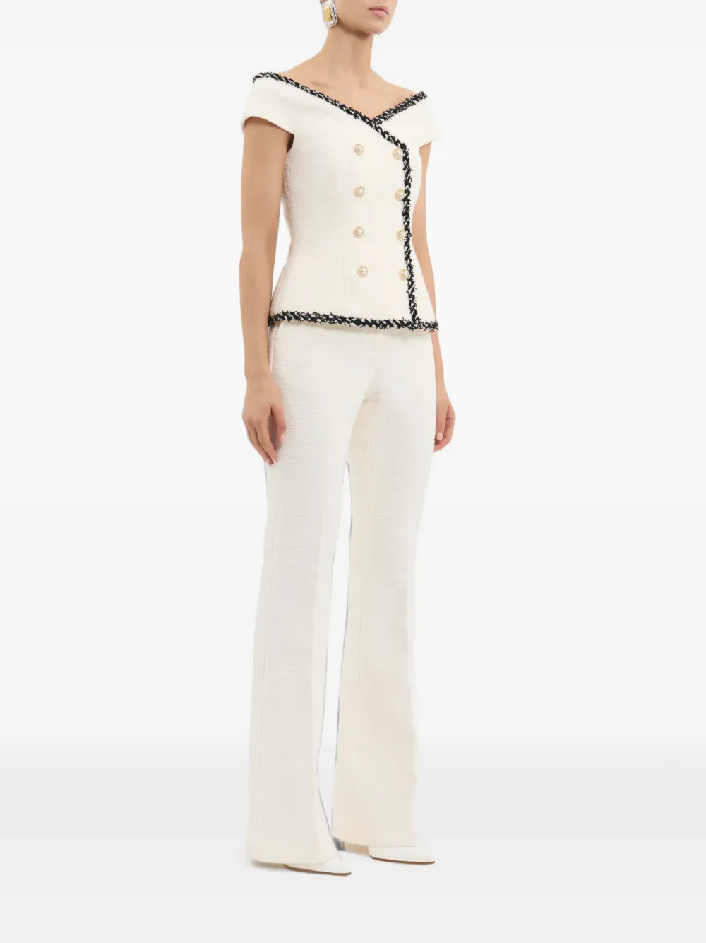 Rebecca Vallance Jacquie top Beige