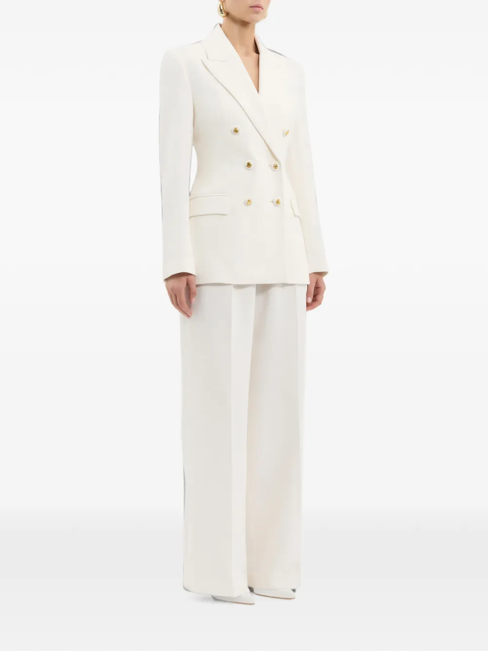 Rebecca Vallance Odilia wide trousers Beige