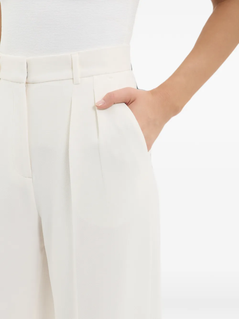 Rebecca Vallance Odilia wide trousers Beige