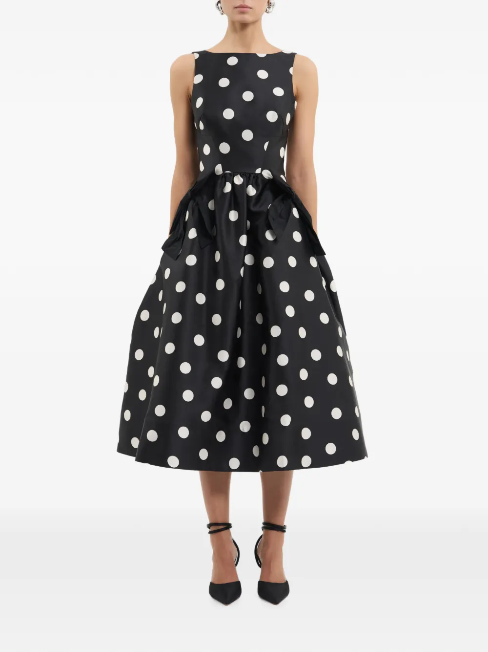 Rebecca Vallance Bacio midi-jurk Zwart