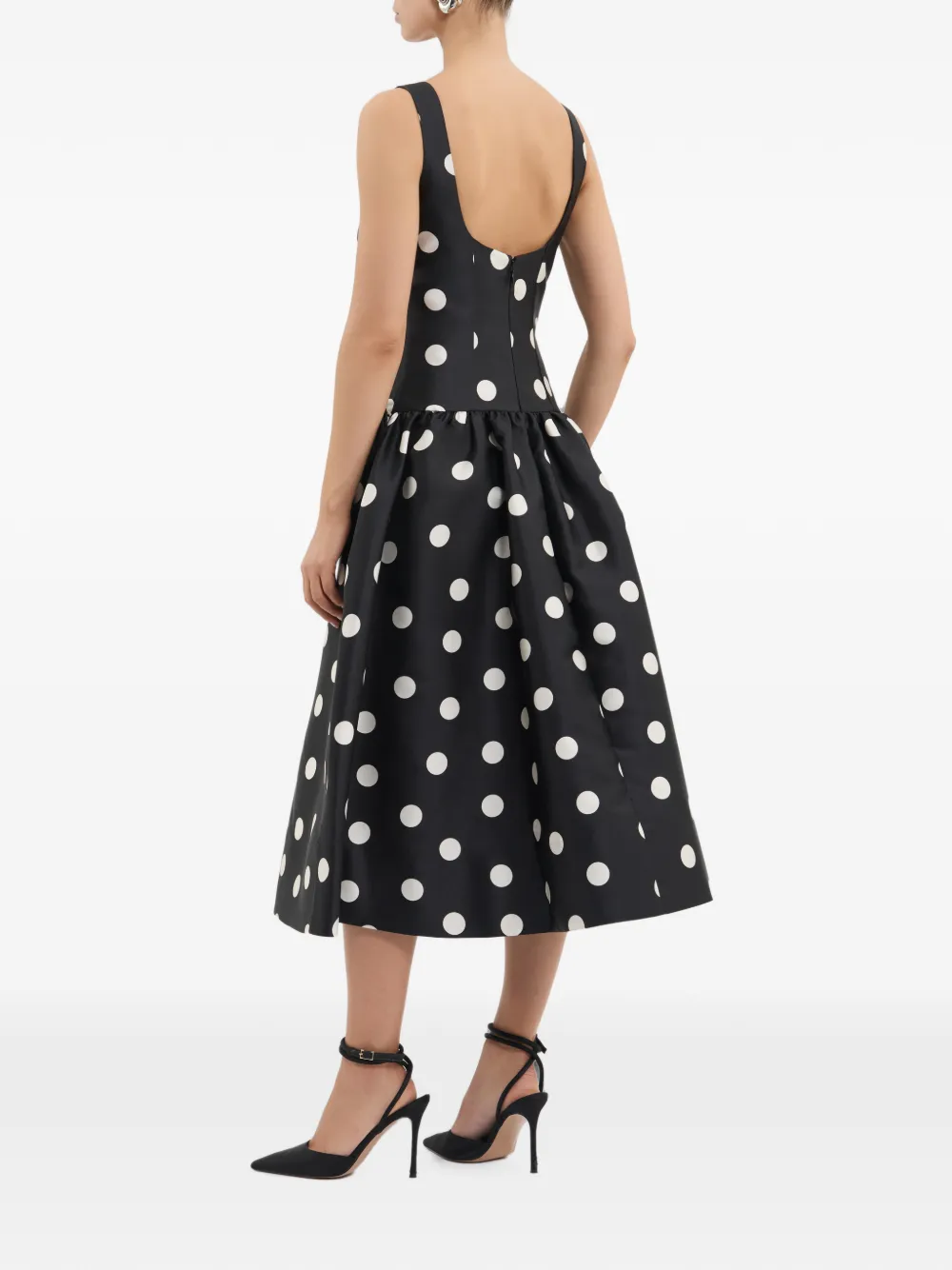 Rebecca Vallance Bacio midi-jurk Zwart