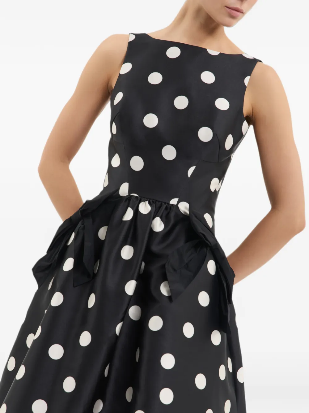 Rebecca Vallance Bacio midi-jurk Zwart