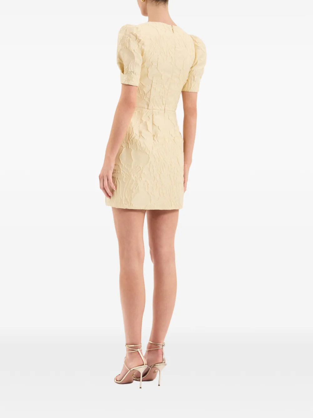 Rebecca Vallance Lantana mini-jurk Geel