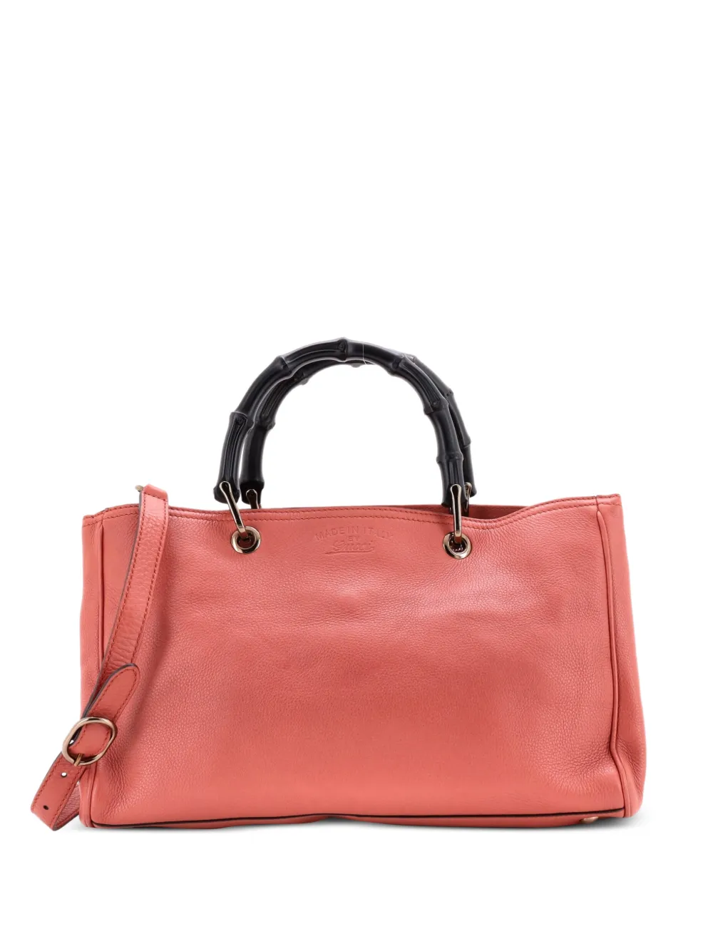 Gucci Pre-Owned Bamboo Shopper Leather Medium tote bag - Rosa