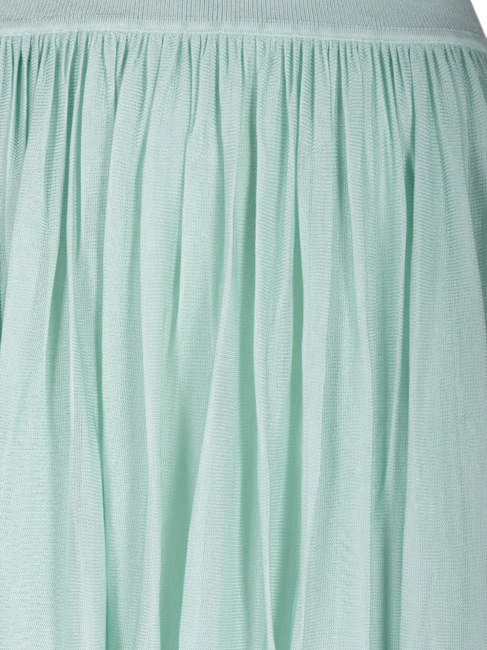 Maria McManus Wave midi-plooirok Groen