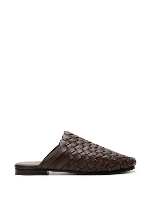 St. Agni Bunto Woven Mules in Brown