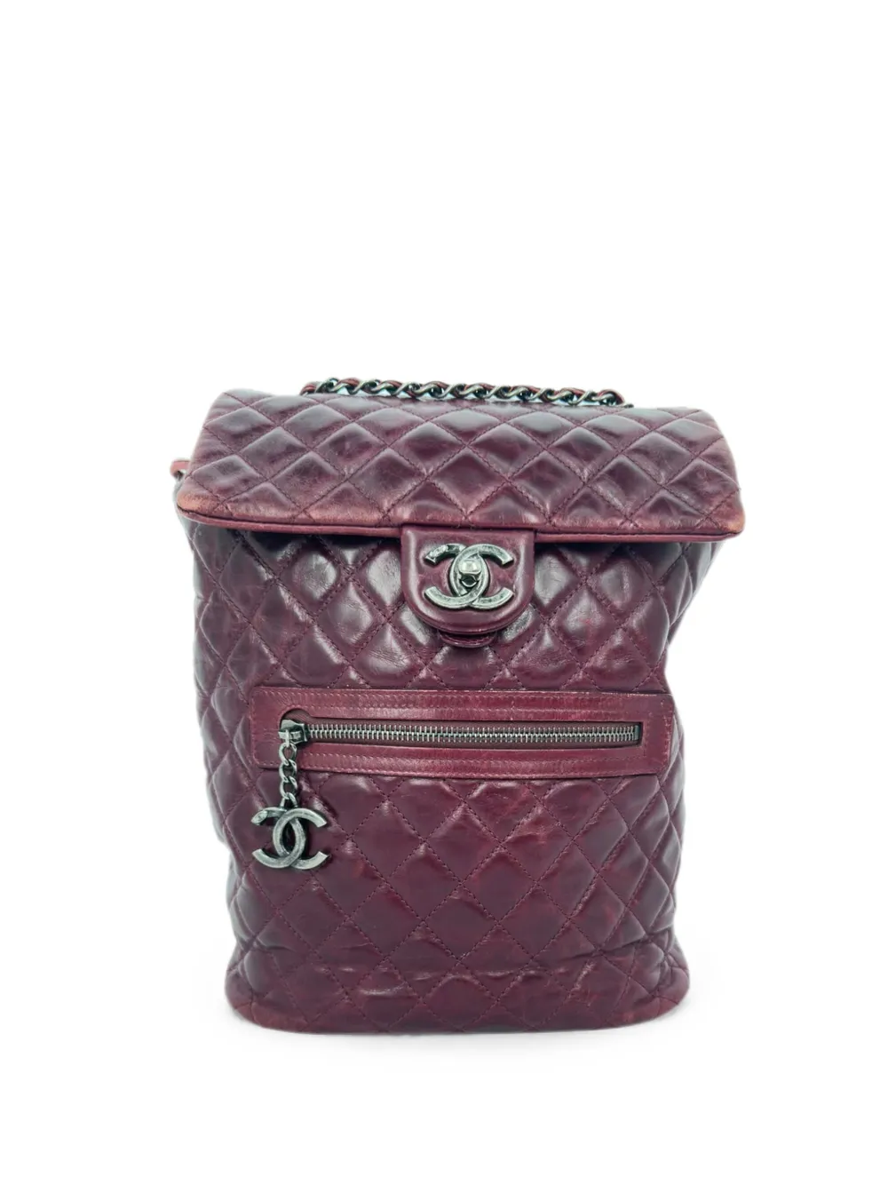 CHANEL Pre-Owned Mountain quilted backpack - Rosso