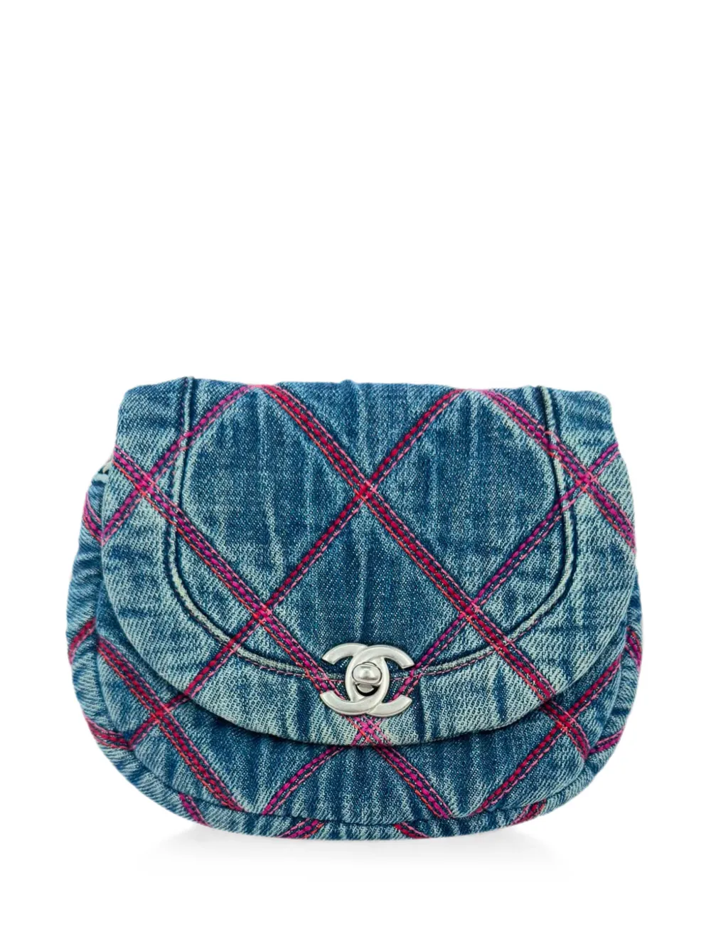 CHANEL Pre-Owned Coco Beach quilted crossbody bag - Blu
