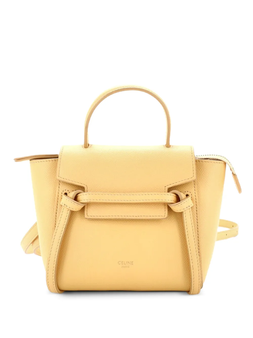 Celine Pre-Owned Belt Bag Textured Leather Pico shoulder bag - Giallo