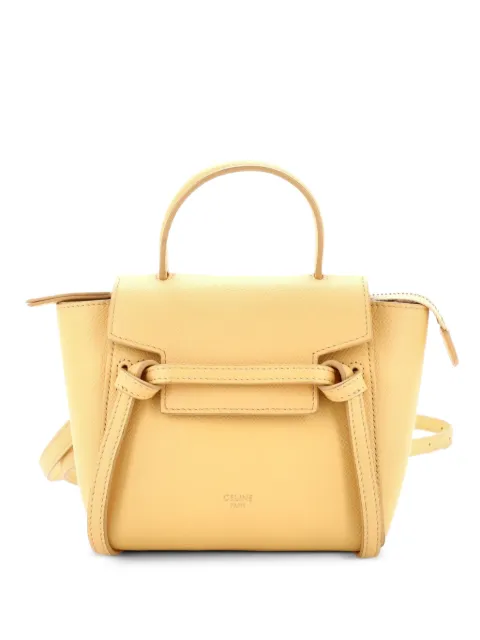 Celine Pre-Owned bolsa de hombro Pico de piel texturizada
