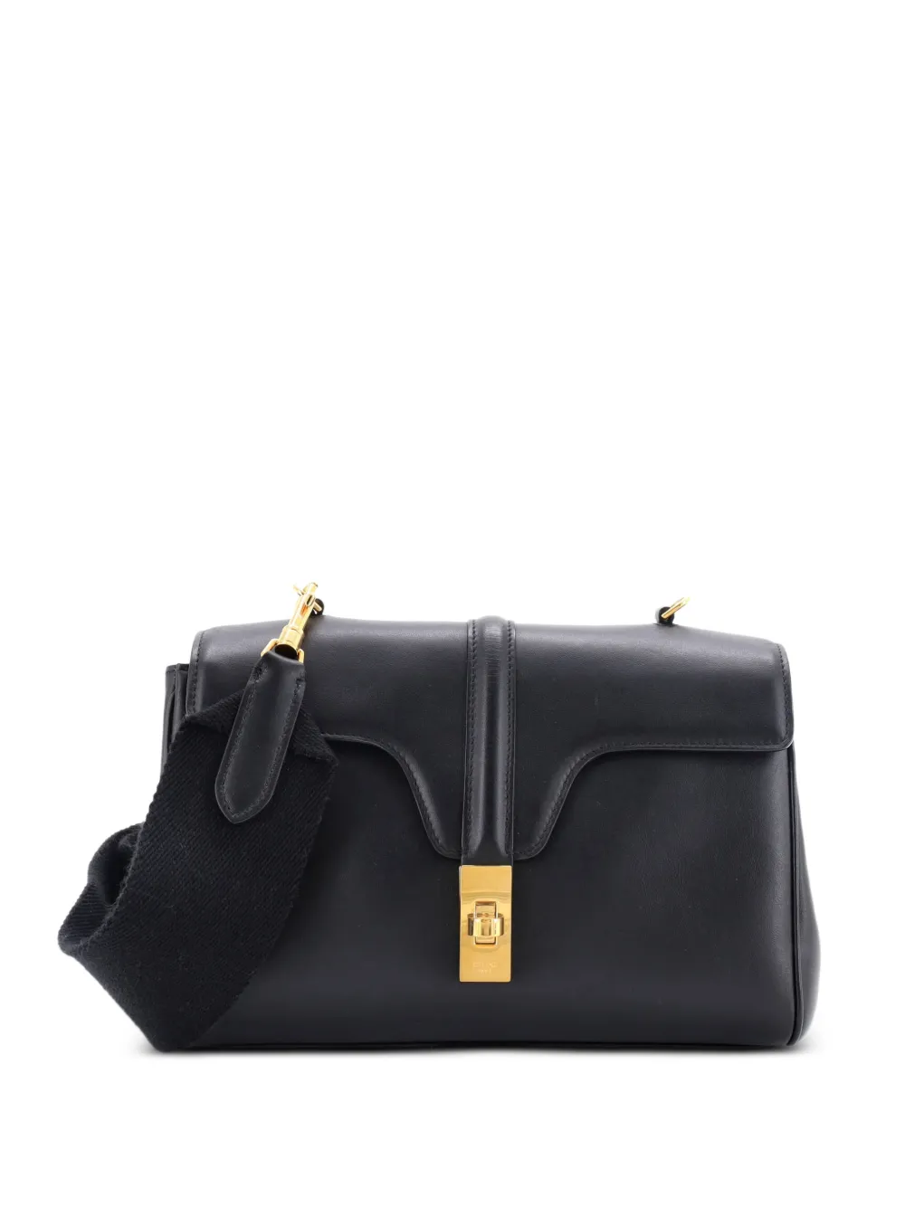 Celine Pre-Owned Soft 16 Bag Smooth Calfskin Teen shoulder bag - Nero