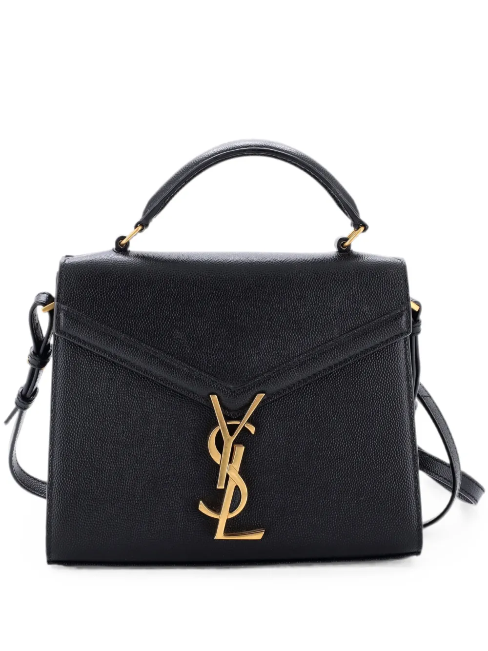 Saint Laurent Pre-Owned Cassandra Top Handle Bag Leather Mini shoulder bag - Nero