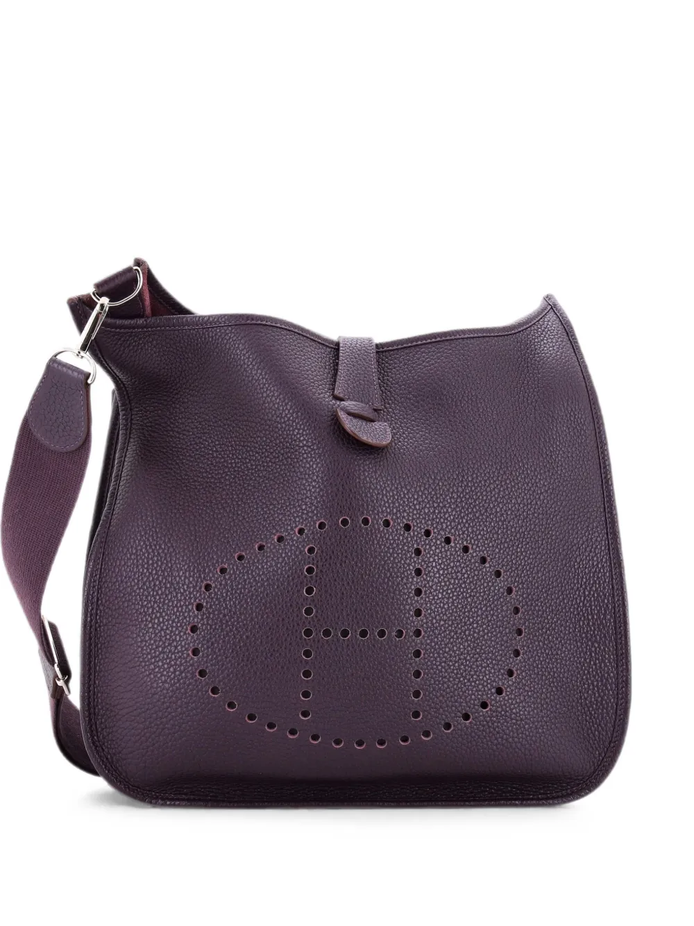 Hermès Pre-Owned Evelyne Bag Gen III Clemence GM crossbody bag - Violett
