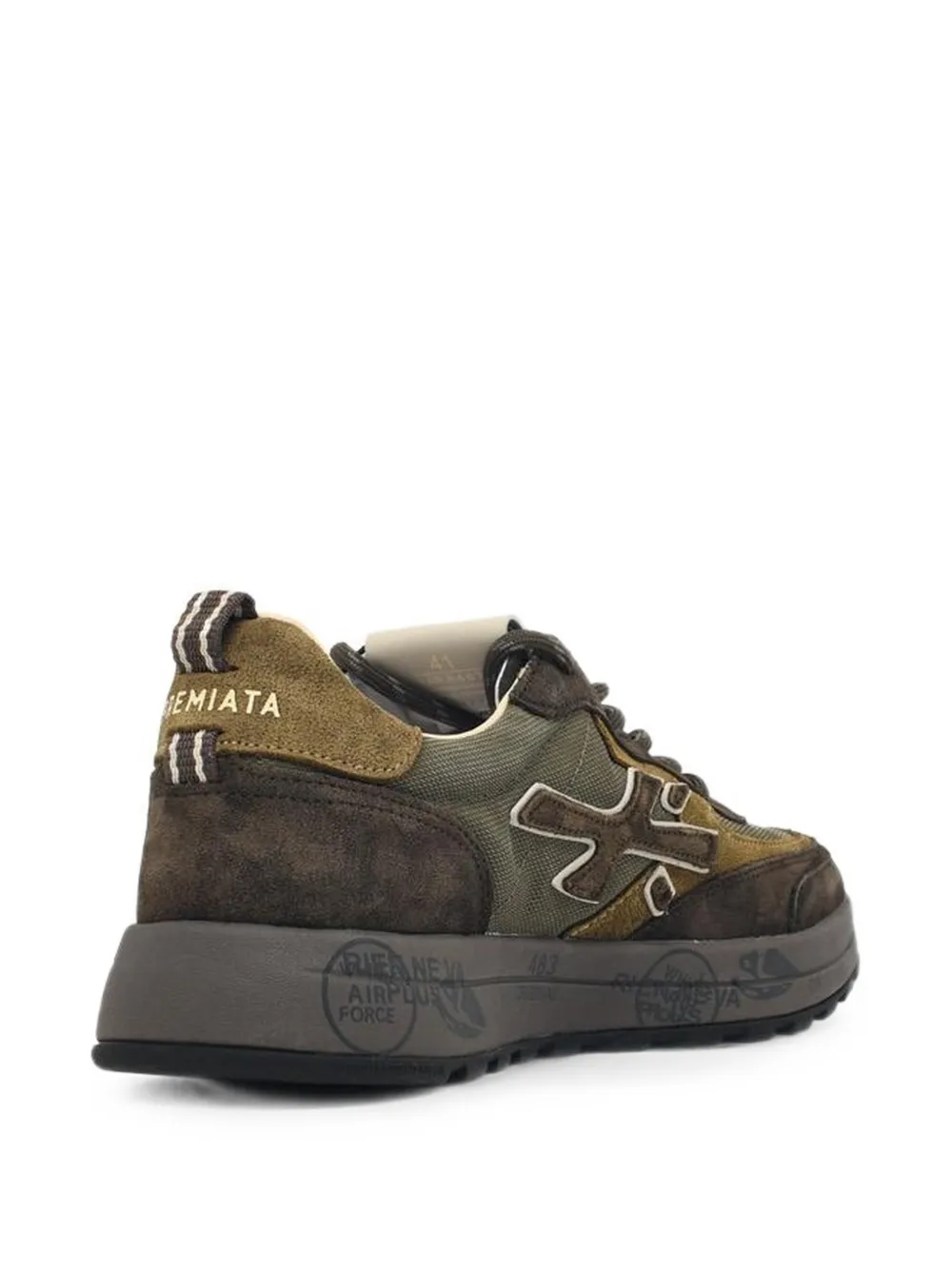 Premiata Nous panelled sneakers Bruin