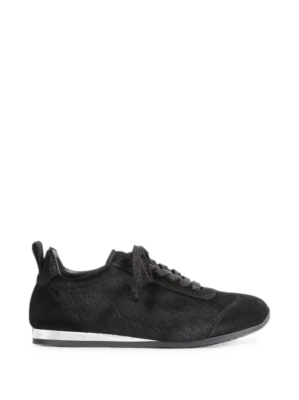 Uma Wang calf hair suede sneakers - Schwarz